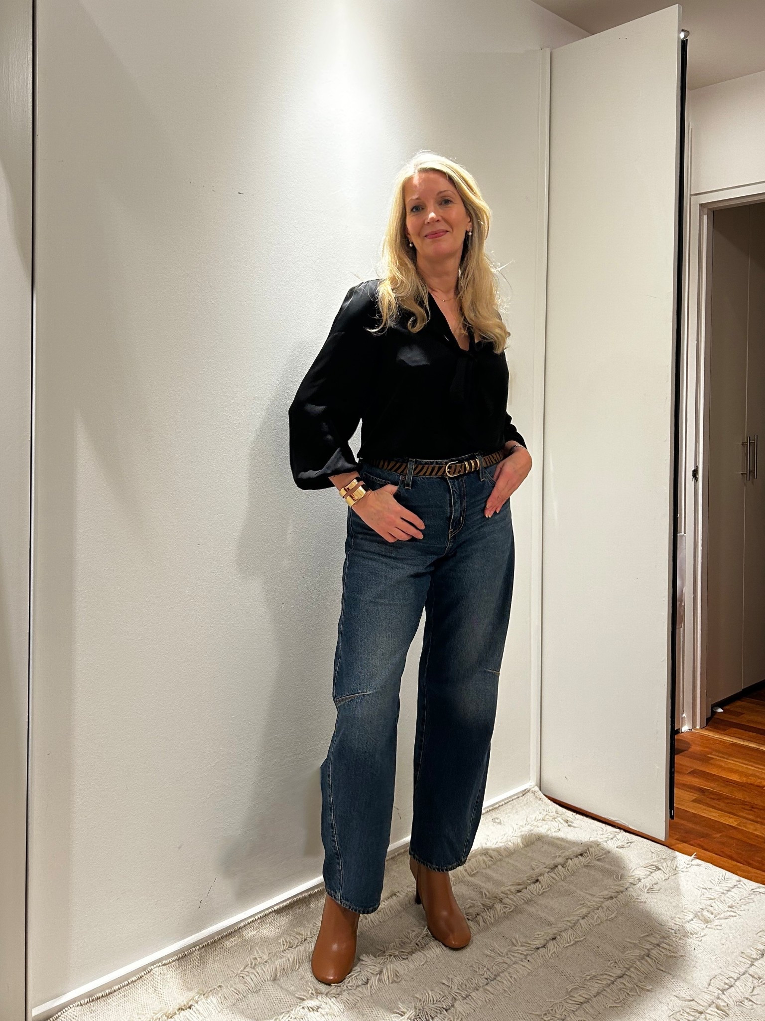 Jeans + Blouse + Belt + Brown Boots

Don’t believe the headlines: barrel leg jeans are still your wardrobe friend in 2026

#LTKstyletip #LTKjeans #LTKover50style