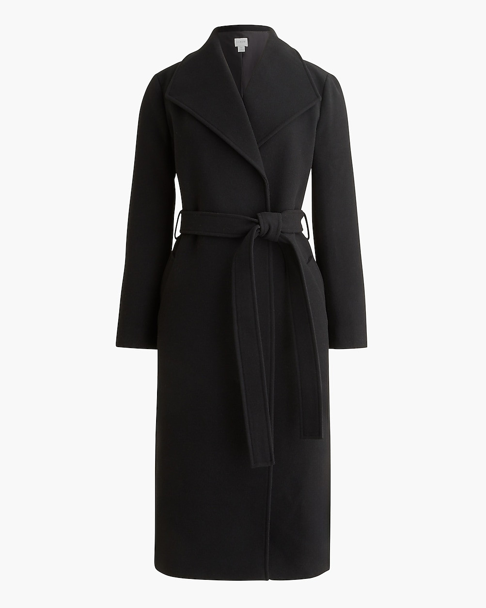 Belted wool-blend coat | J.Crew Factory