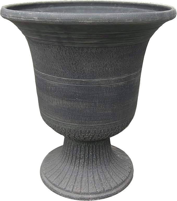 Exaco FM-012-NP Endura Clay Modena Urn Planter, Dark Grey | Amazon (US)