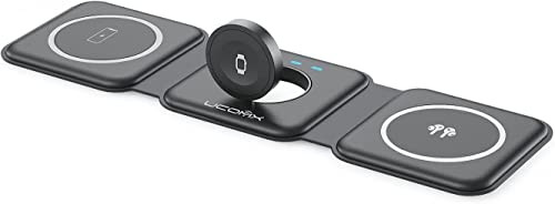 UCOMX Nano 3 in 1 Wireless Charger for iPhone,Magnetic Foldable 3 in 1 Charging Station,Travel Ch... | Amazon (US)