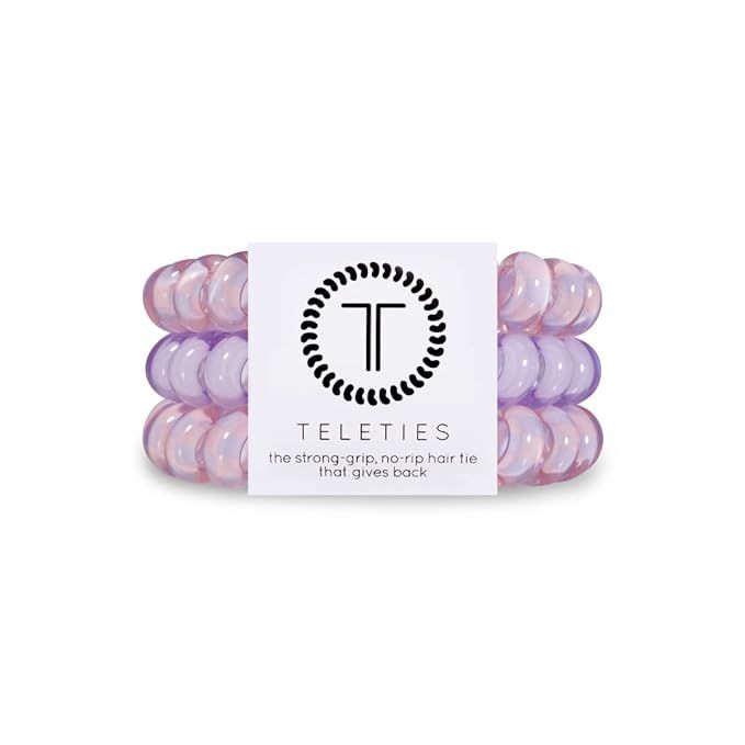 TELETIES - Tiny Spiral Hair Coils - Spring Collection - Ponytail Holder Hair Ties for Women - Pho... | Amazon (US)