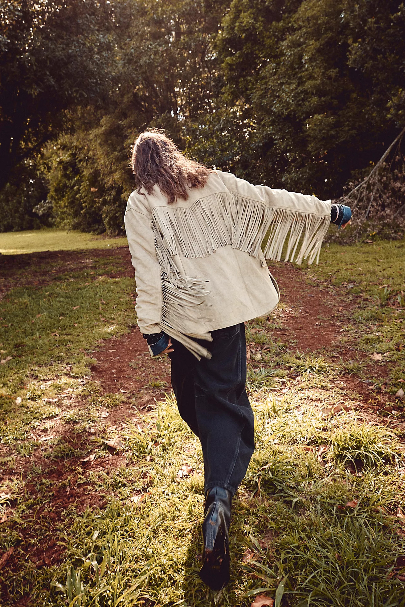 We The Free Fringe Out Vegan Suede Jacket | Free People (Global - UK&FR Excluded)