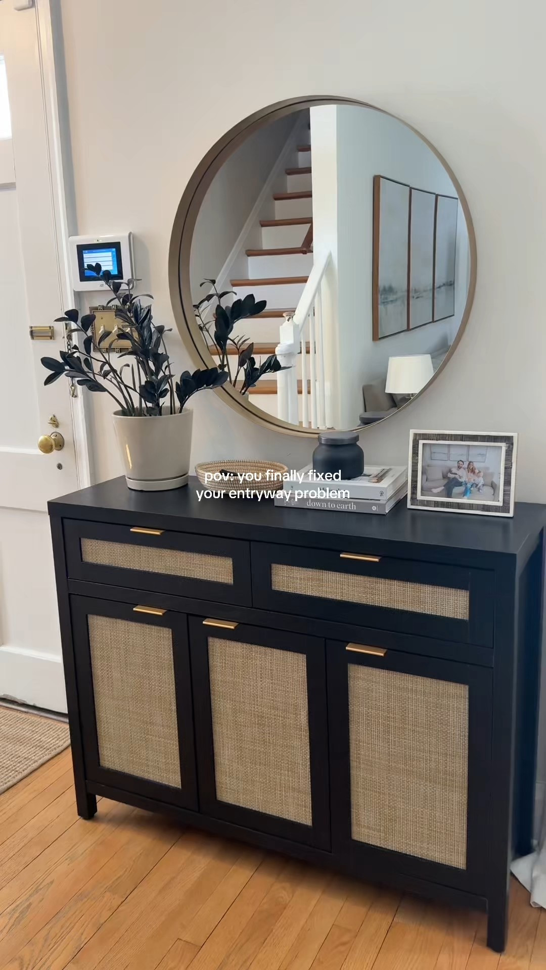 How I use our entryway cabinet to fill everything

#LTKmomlife #LTKdayinmylife #LTKHome