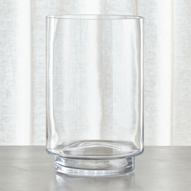 Taylor Extra Large Hurricane Candle Holder + Reviews | Crate and Barrel | Crate & Barrel