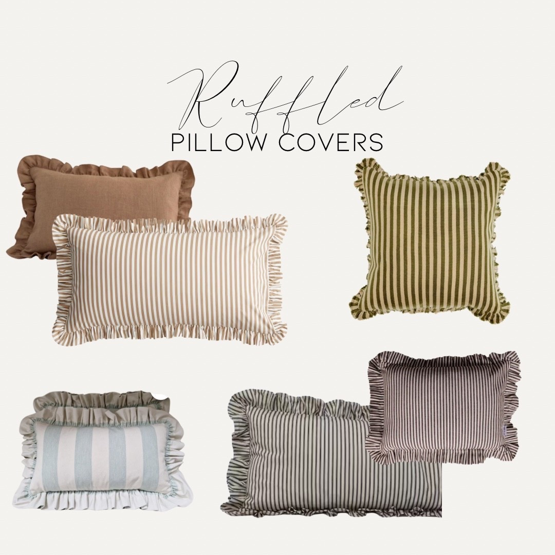 Ruffle Throw Pillow Pillow cover and throw pillows

#LTKHome #LTKFindsUnder50 #LTKStyleTip