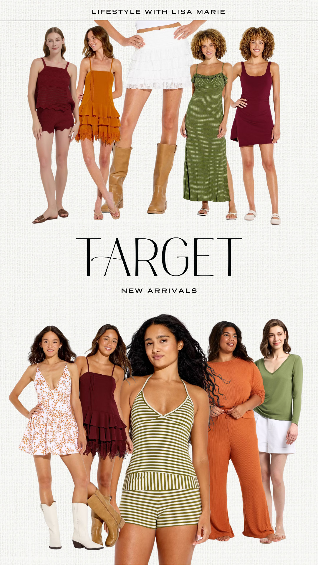 Target new arrivals in fall colors! Matching two piece short sets. Mini, midi and maxi dresses. Polka dots, stripes and floral. Soft loungewear. Elevated casual outfits for fall events. Athletic dresses and athleisure.

#LTKootd #LTKSeasonal #LTKPetite