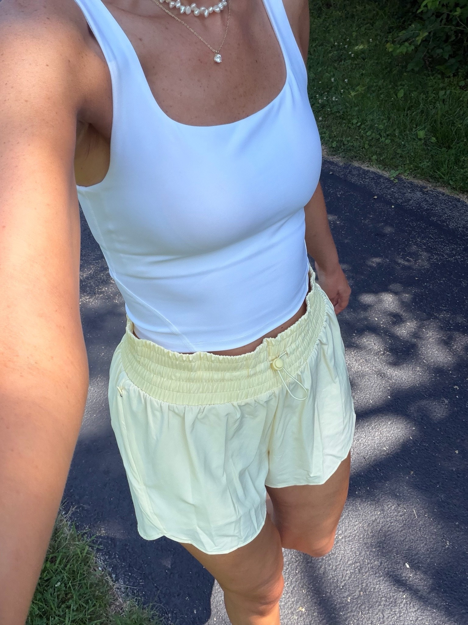 Small in top, medium in shorts. If in between size up for the top. 


Activewear/ workout top / shorts / summer outfit / outfit idea

#LTKselfcare #LTKootd #LTKActive