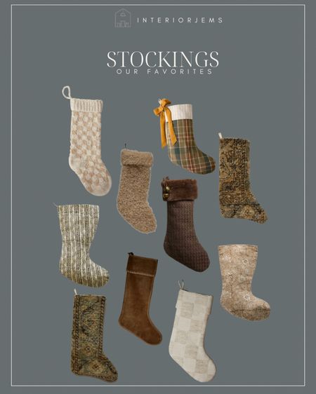 Stockings. We love, vintage stockings, vintage rug, stockings, black, print stockings, Killam stockings, checkered, stocking, handmade stockings, brown stocking, boucle stockings 

#LTKstyletip #LTKhome #LTKsalealert