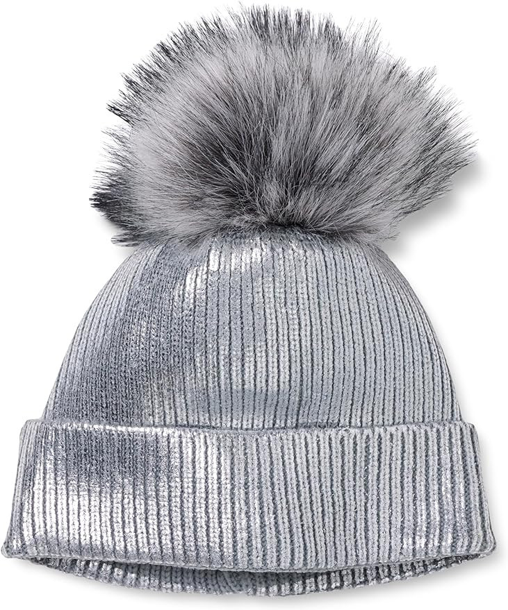 The Drop Women's Holly Faux Fur Pom Pom Beanie | Amazon (US)