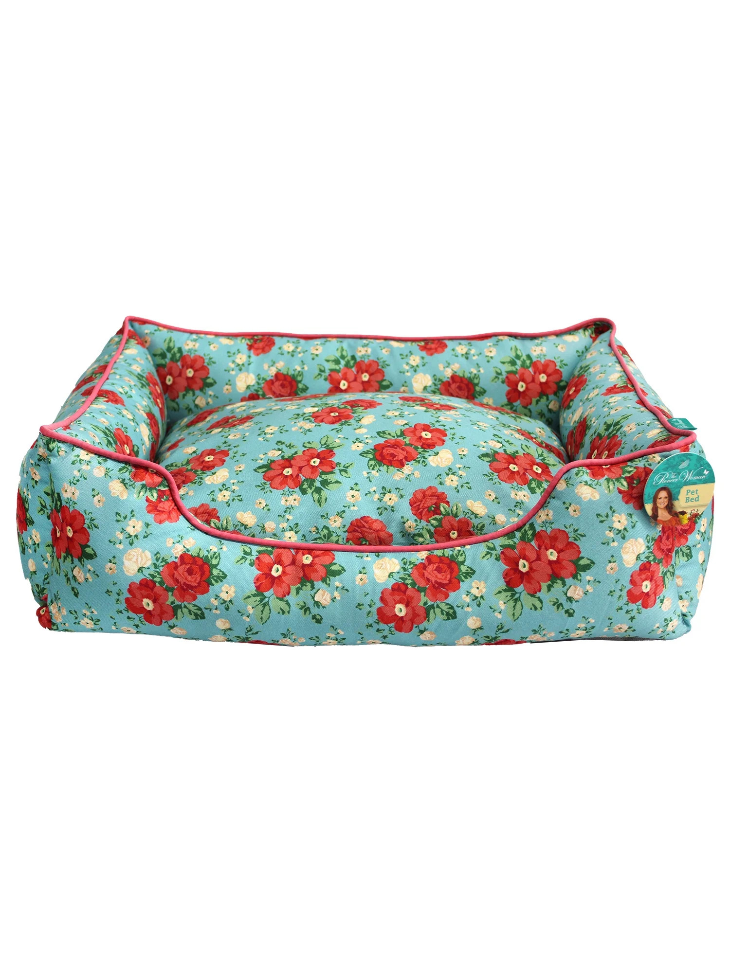 The Pioneer Woman Pet Bed, Vintage Floral Small 20" x 17" | Walmart (US)