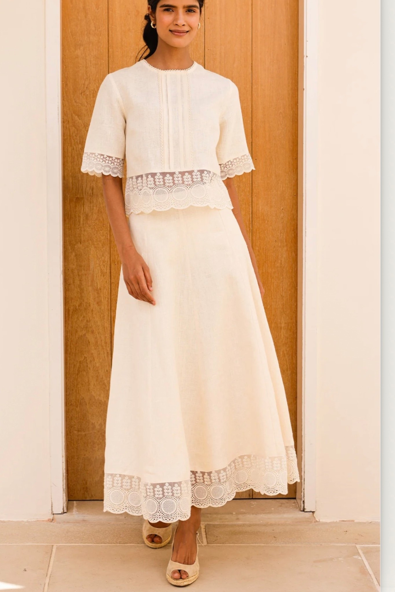 Wimbledon outfit, holiday outfit, holiday skirt, linen skirt 

#LTKspring #LTKsummer #LTKuk