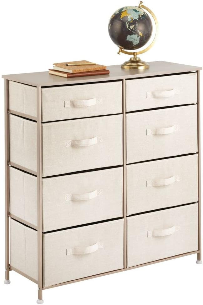 mDesign Storage Dresser Furniture, Tall Chest Tower Organizer for Bedroom, Hallway, Entryway, Kid... | Amazon (US)