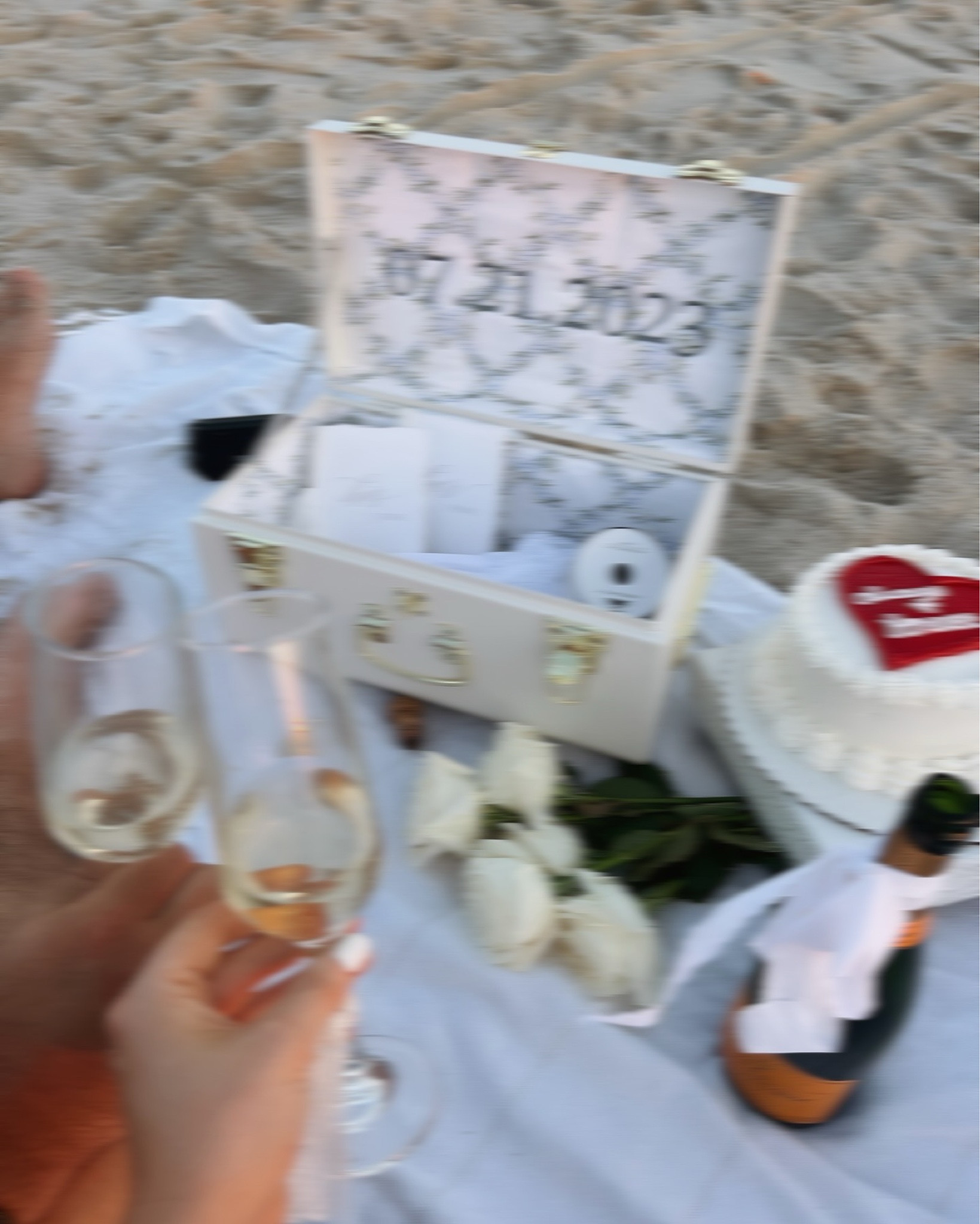 Petite Keep Mini Travel Trunk to bring your wedding memories to wherever you celebrate ❣️🥂

#weddinggift #bridalgift #bridal #storage 

#LTKHome #LTKWedding