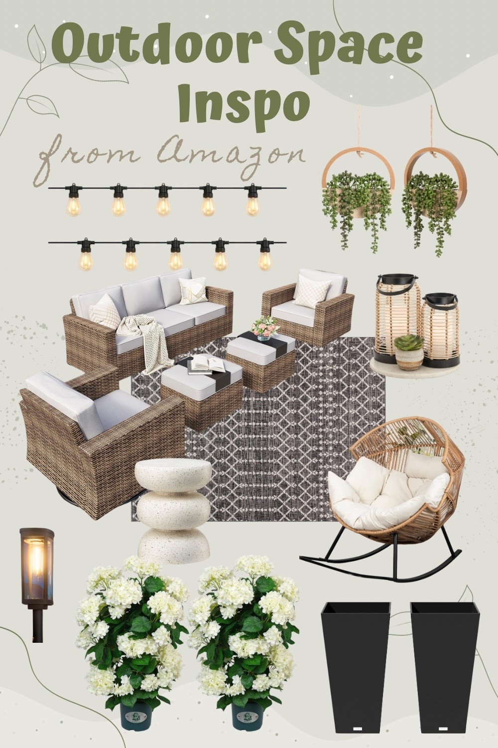 Creating a cozy outdoor space doesn’t have to be complicated 🤍
These Amazon patio finds instantly elevate your space—think warm lighting, neutral textures, and functional pieces that make it feel like an extension of your home.

Everything is linked to help you create a backyard you actually want to spend time in ✨

#LTKhome #LTKfinds #LTKstyle #amazonhome #amazonfinds #patioinspo #outdoorliving #backyardgoals #cozyhome #neutralhome #homeinspo #summervibes #outdoordecor #patioset #amazonfavorites
