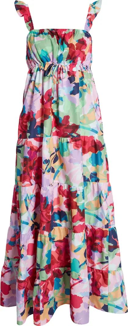 Vacay Bae Floral Cotton Maxi Sundress | Nordstrom