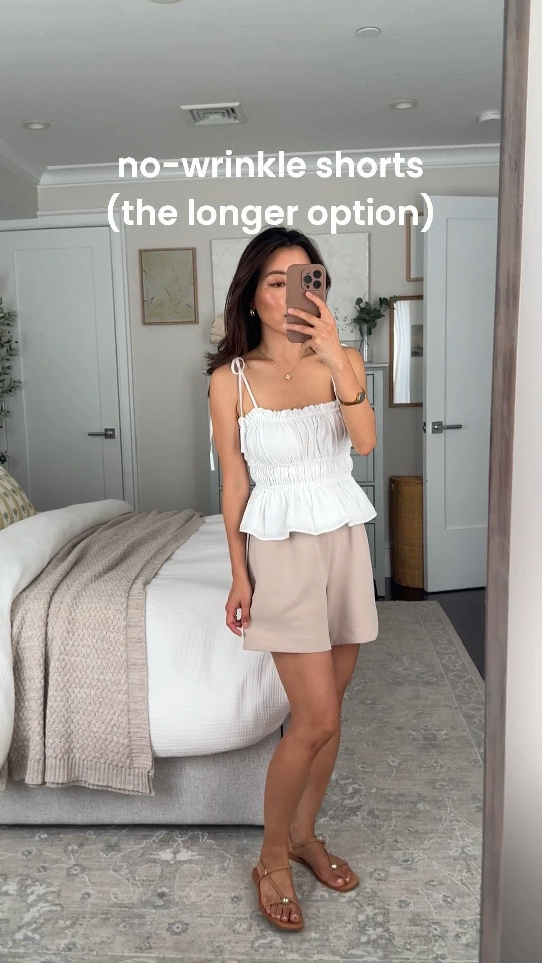 • No wrinkle drapey lodge shorts Xs in their thigh length.
• I also own and have shown the mini length version 
• Linen cami XXS, I could prob also do Xs. Showed many different ways to style this in my other ltk posts!

Summer 2026 outfits , easy mom style , capsule wardrobe

#LTKPetite #LTKmomlife #LTKSaleAlert