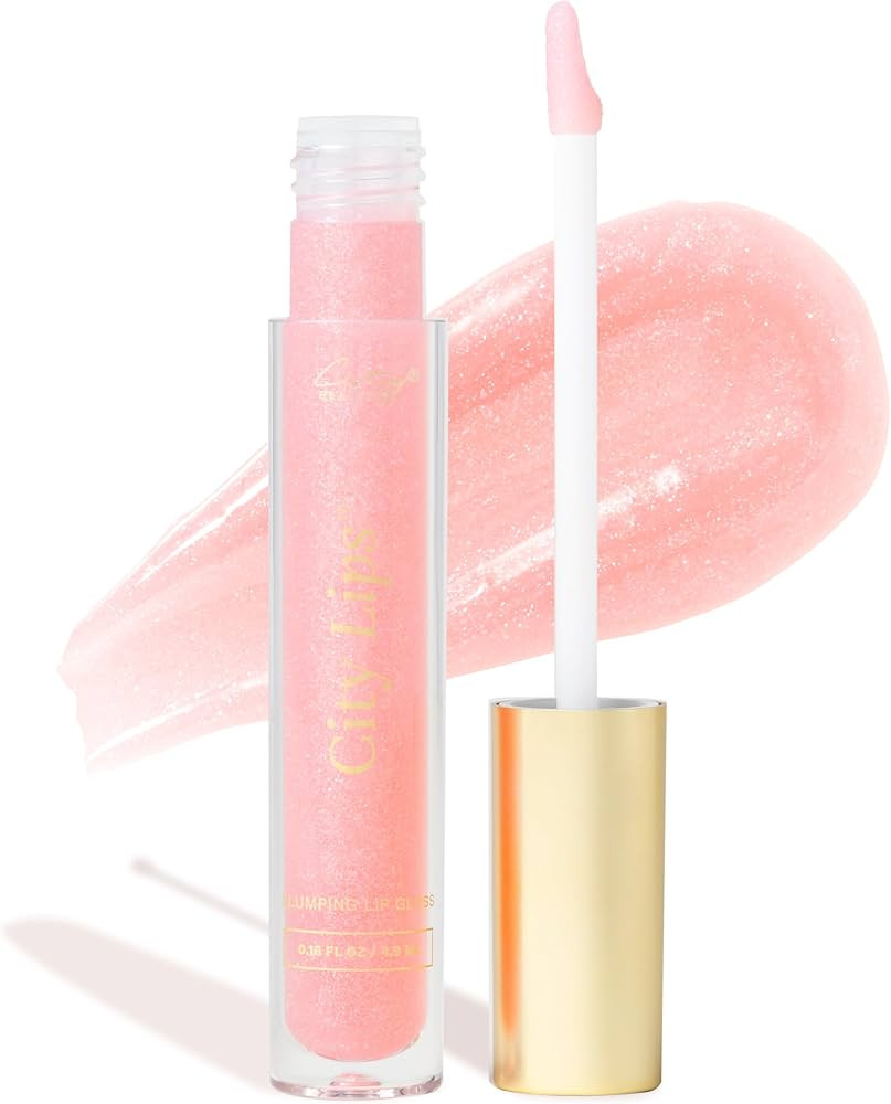 City Beauty City Lips Plumping Lip Gloss - High-Shine Gloss for Fuller, Younger-Looking Lips | Hy... | Amazon (US)