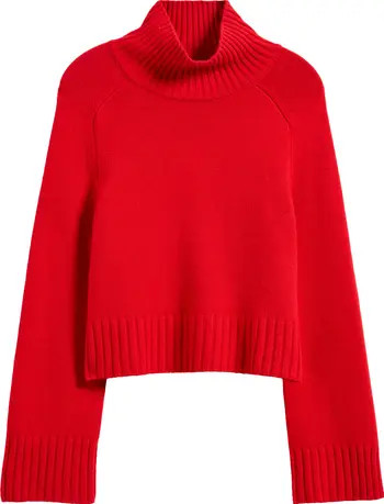 Brooke Crop Cashmere Turtleneck Sweater | Nordstrom
