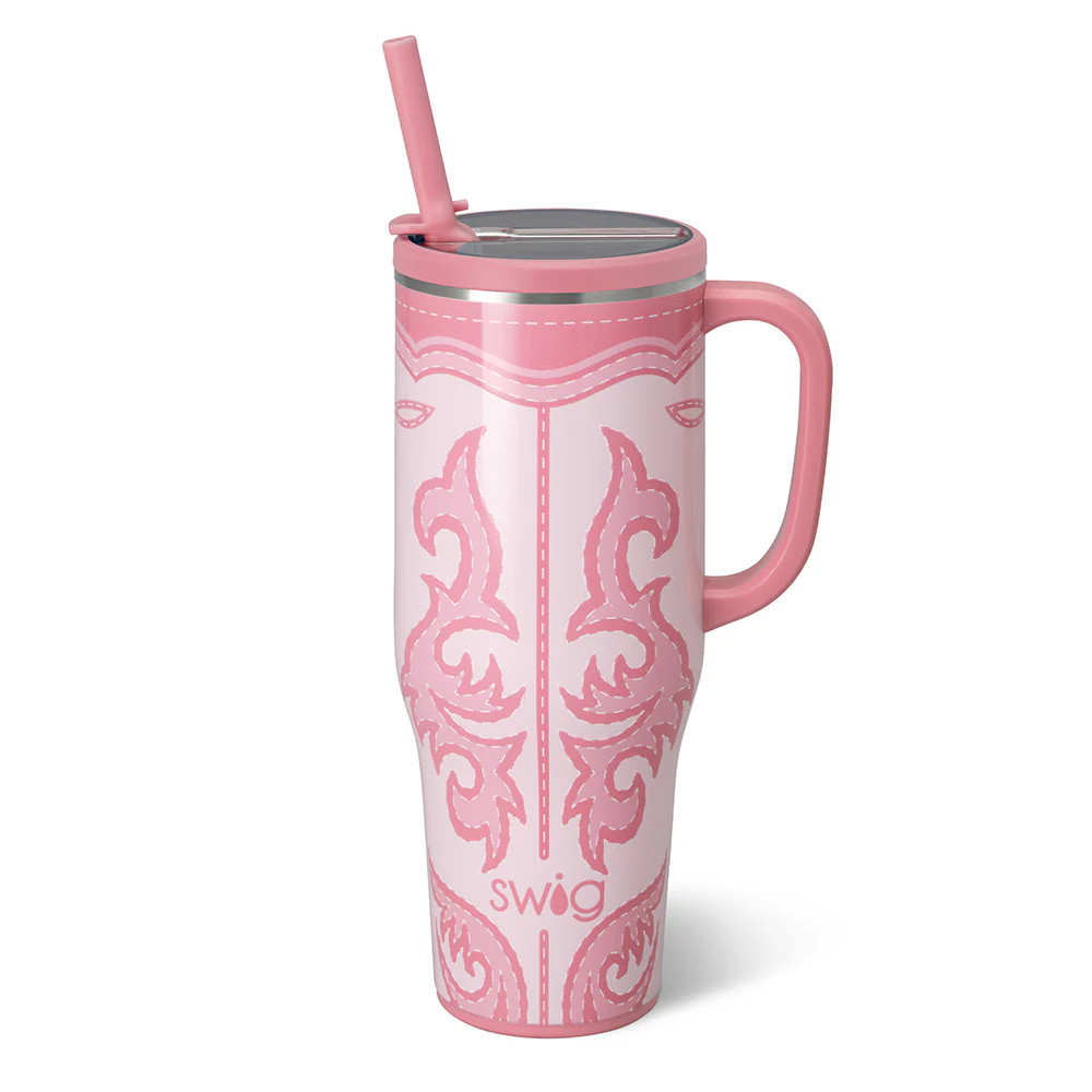 Boot Scootin' Pink Mega Mug 40oz | Swig Life