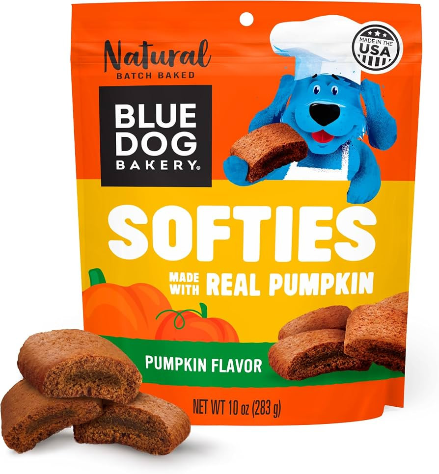 Blue Dog Bakery, Softies Pumpkin Chewy, Medium Dog Treats 10oz 1pk | Amazon (US)