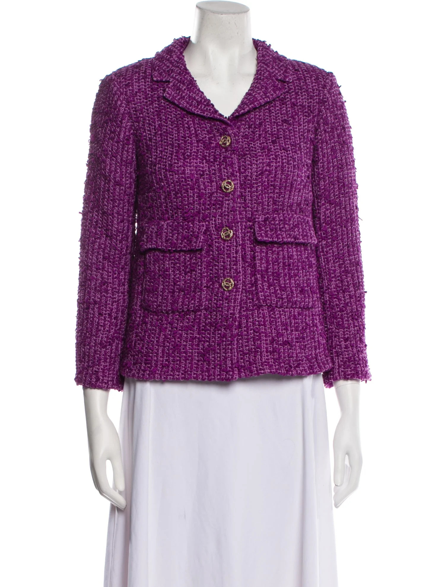 2021 Tweed Pattern Evening Jacket | The RealReal