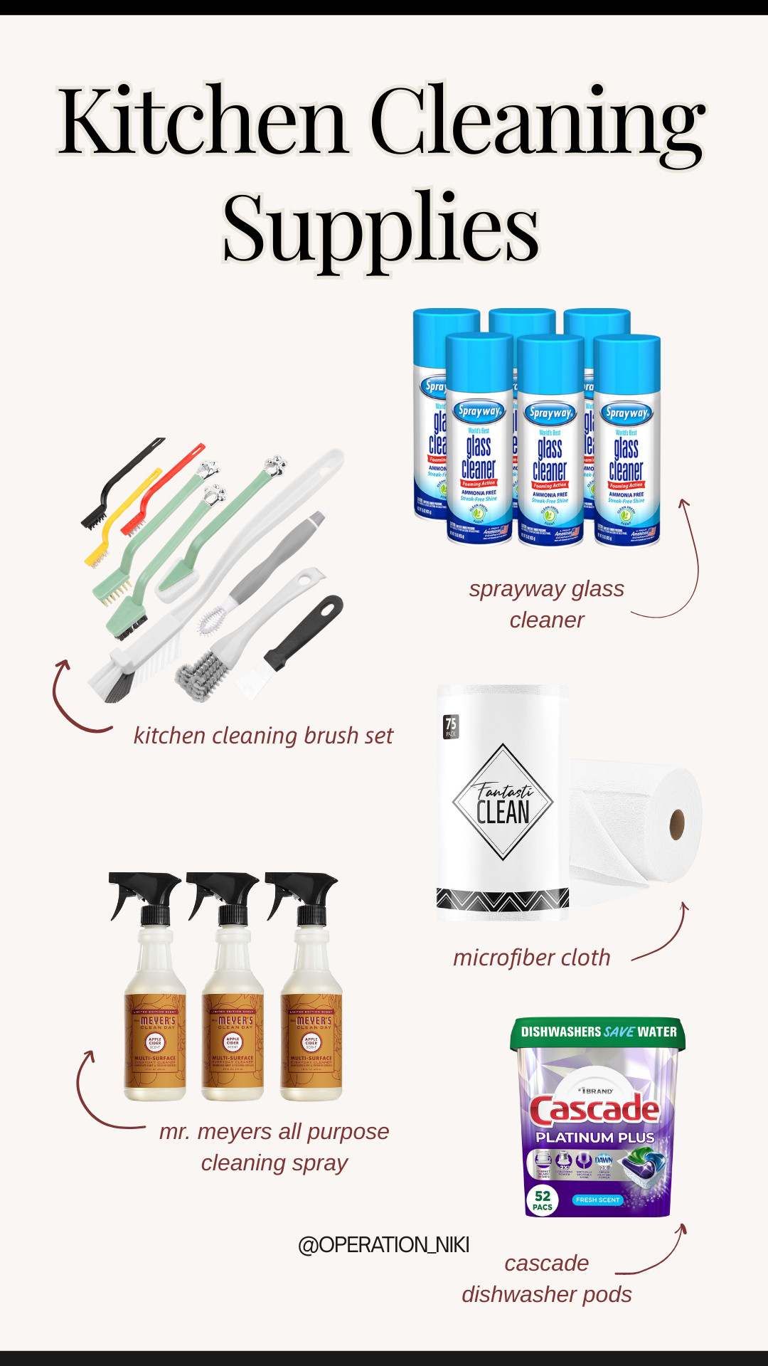 Keeping the kitchen spotless has never been easier. These cleaning must-haves make every wipe, scrub, and reset feel simple, calming, and totally stress-free. A cleaner space = a cozier home. ✨🧼

Follow for more @OPERATION_NIKI on IG, TikTok, & Facebook 💛

#kitchencleaning #cleaningproducts #amazonfinds #cleaningtips #easycleaning #kitchenreset #cleanhomehappyhome #cozyaesthetic #homeessentials #amazonmusthaves 

 #LTKHome #LTKFindsUnder50 #LTKFindsUnder100