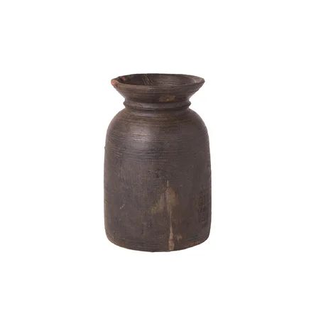 Studio A Village Brown Wood Table Vase | Wayfair North America