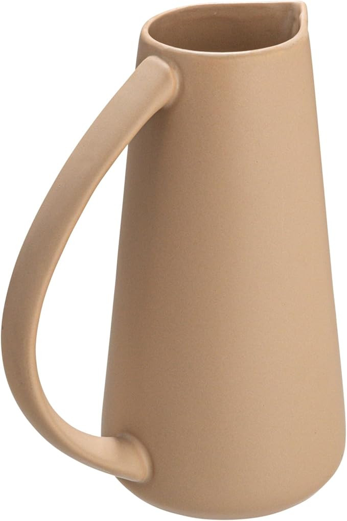 Bloomingville Modern Stoneware Pitcher, Putty Beige | Amazon (US)