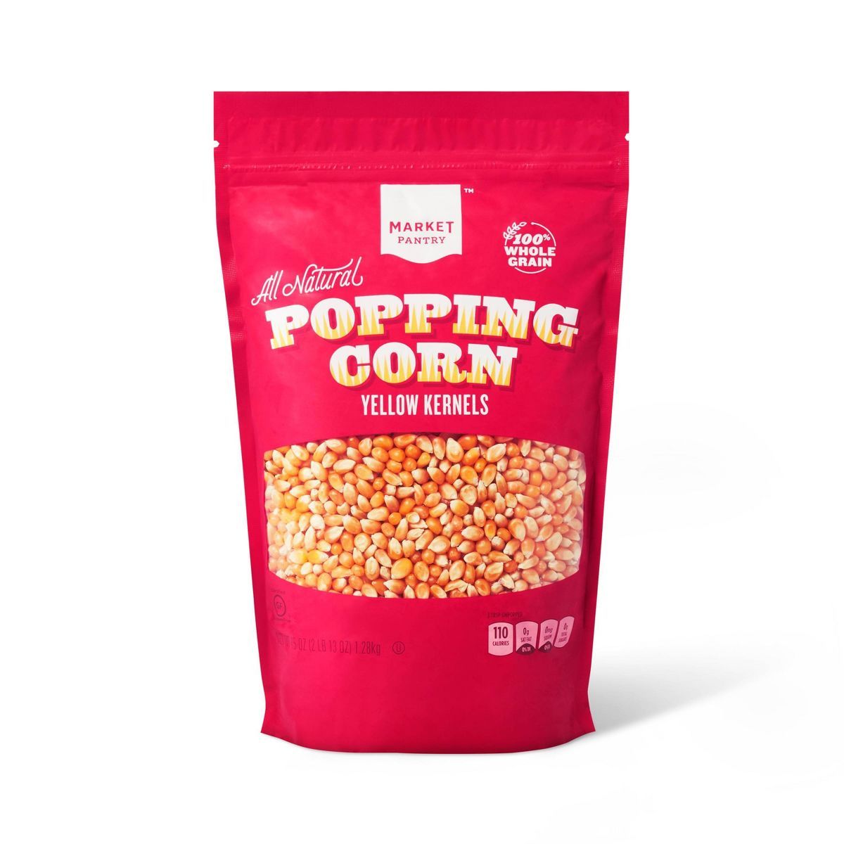 All Natural Popping Corn Yellow Kernels - 45oz - Market Pantry™ | Target