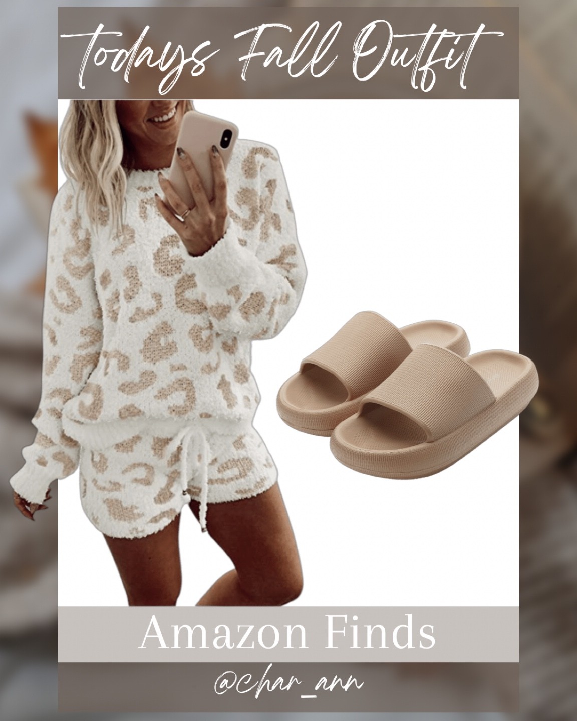 Look how cute and comfy this lounge set is! The pillow shoes are 33% off right now too! 

#LTKstyletip #LTKunder50 #LTKSeasonal