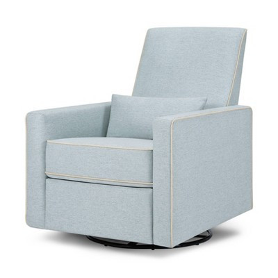 DaVinci Piper Recliner - Heathered Blue with Cream Piping | Target