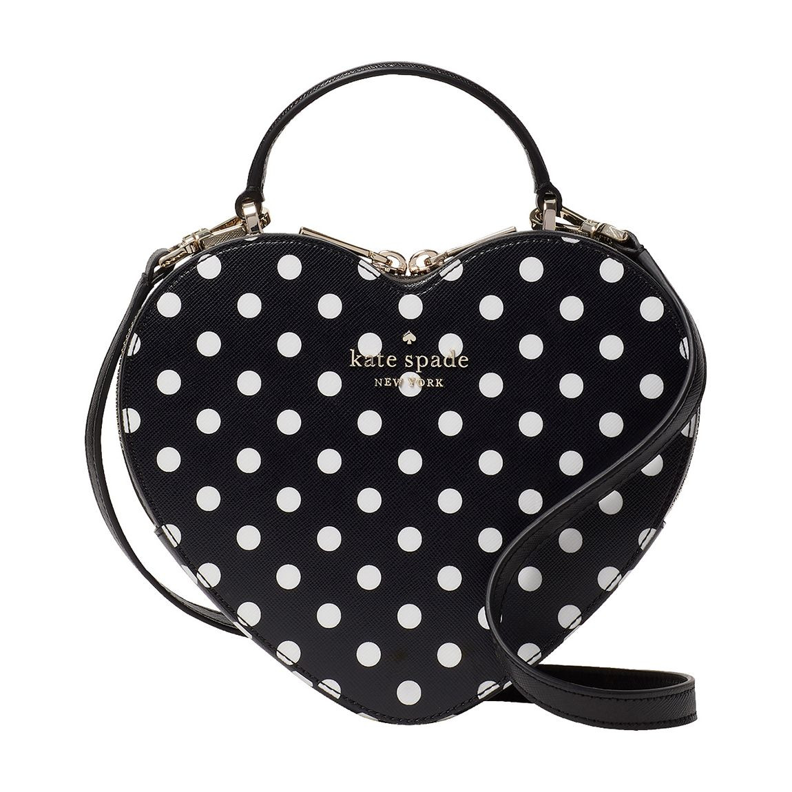 Kate Spade Black Multi Heart Crossbody - BrandAlley | BrandAlley