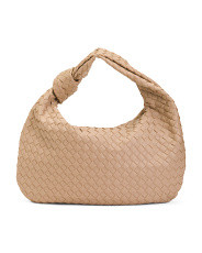 Vanessa Woven Hobo With Knot Handle | Marshalls