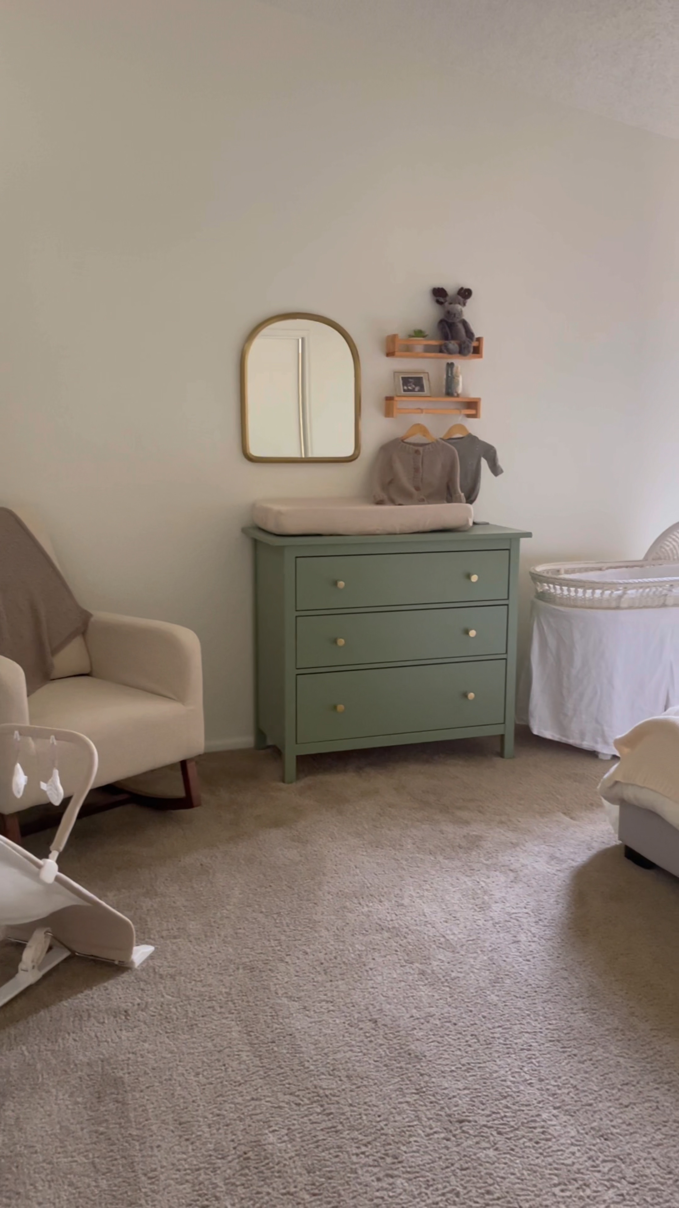 shared nursery + primary bedroom tour! 