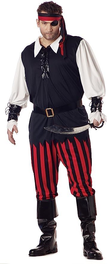 Plus Size Cutthroat Pirate Costume | Amazon (US)