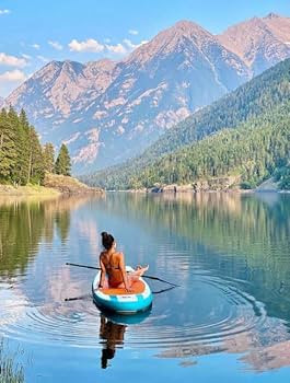 Roc Inflatable Stand Up Paddle Boards with Premium SUP Paddle Board Accessories, Wide Stable Desi... | Amazon (US)