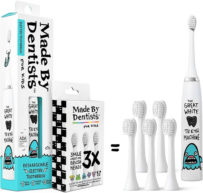 Made by Dentists Kids Electric Toothbrush - Rechargeable Vibrating Toothbrush with Timer, Include... | Amazon (US)
