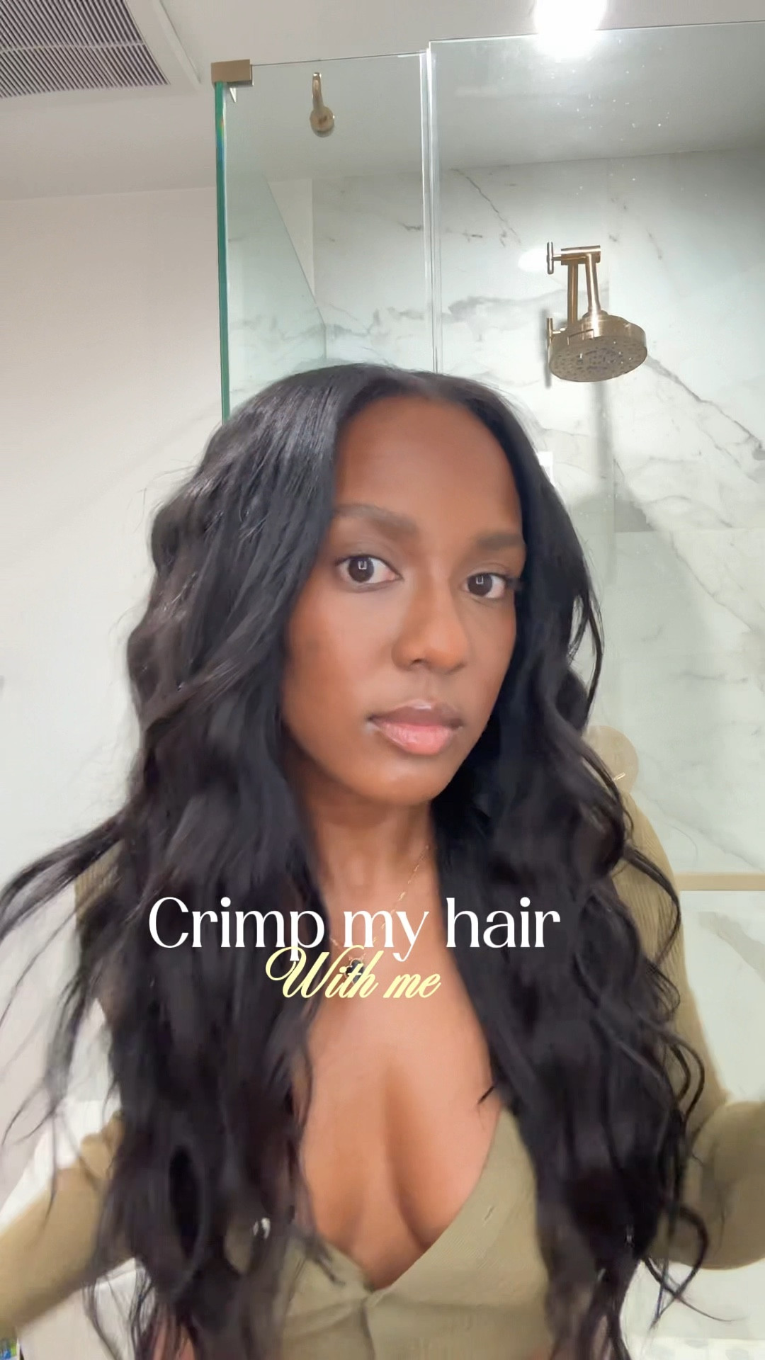 Crimp my hair with me! The best low maintenance hairstyle🫶🏾

#LTKselfcare #LTKBeauty #LTKdayinmylife