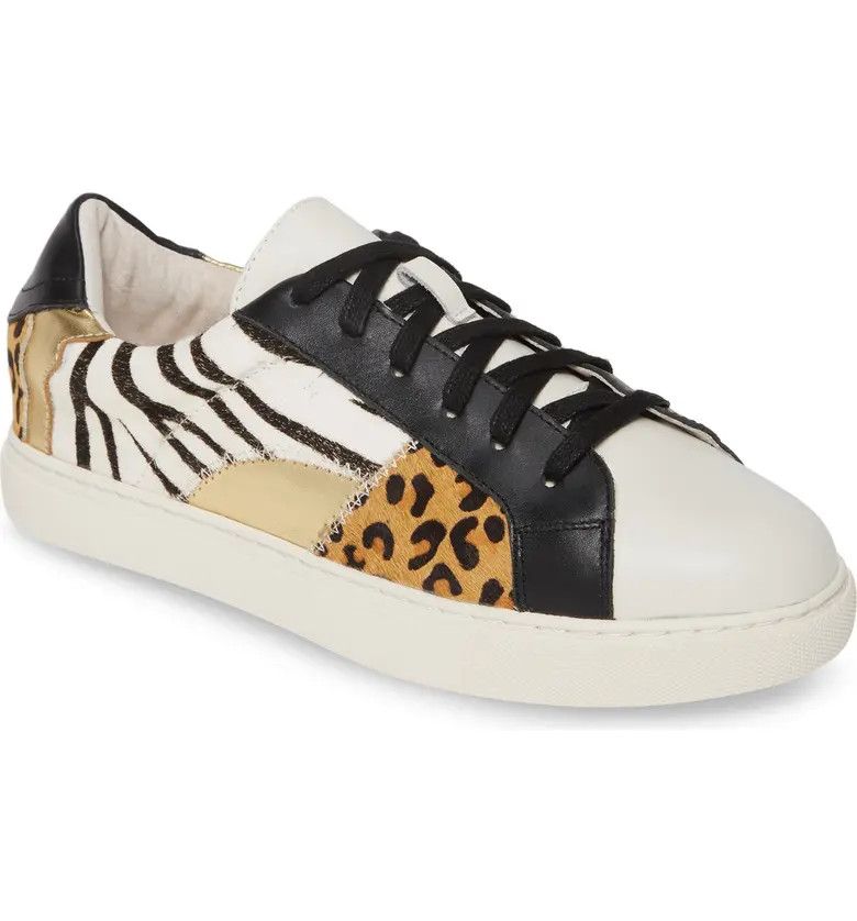 Zoe Animal Prints Genuine Calf Hair Sneaker | Nordstrom