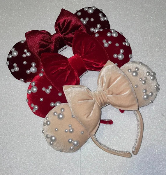 Velvet Minnie Ears | Etsy | Etsy (US)