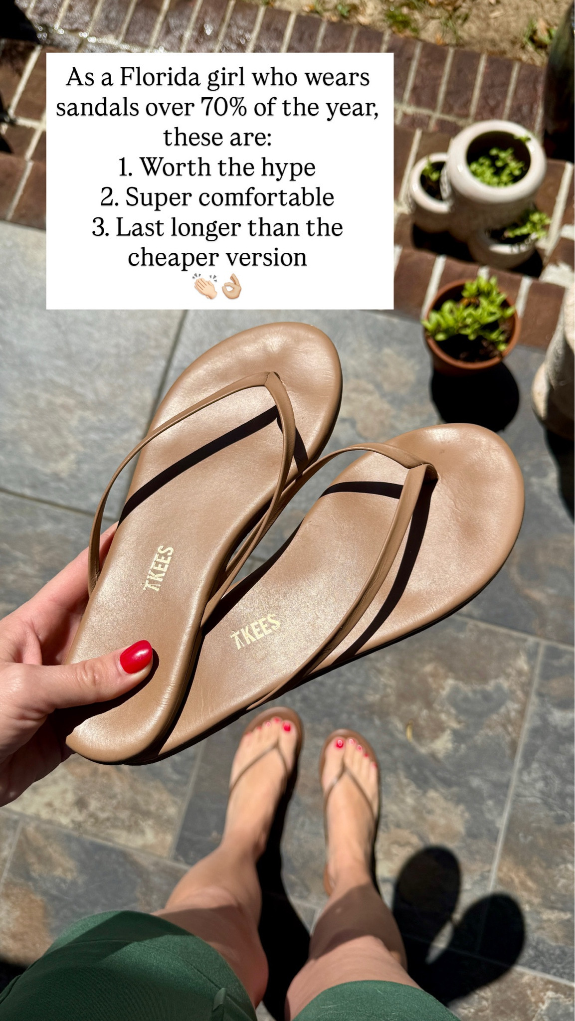 These flip flop sandals are so cute and comfortable! I love the minimalist look of them so much they are so easy to pair with shorts, dresses, swimwear and more for the warmer months! Thesemerrillydays women’s sandals summer sandals viral summer sandals women’s tan sandals tkees sandals 

#LTKSeasonal #LTKootd #LTKgrwm