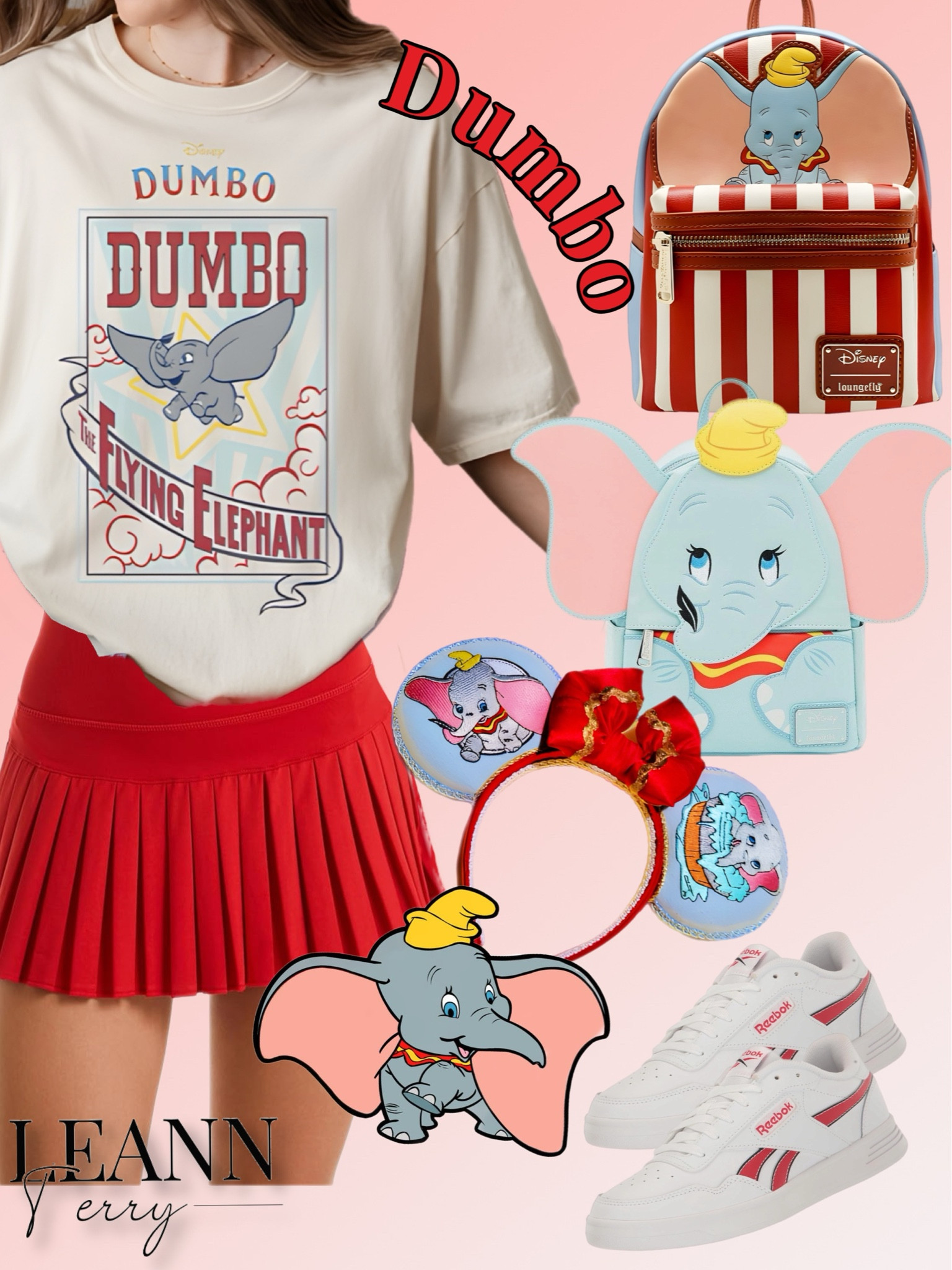 Soaring high with Dumbo's whimsical charm! 🐘✨ #DumboRideStyle #DisneyMagic #FlyingHigh #WhimsicalFashion #OOTD