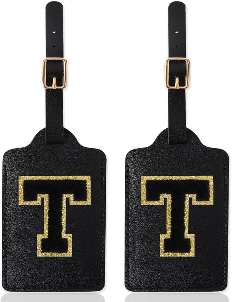 2 Pack Initial Luggage Tag | Amazon (US)