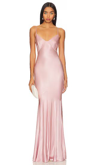 Anderson Gown in Clay Pink | Revolve Clothing (Global)