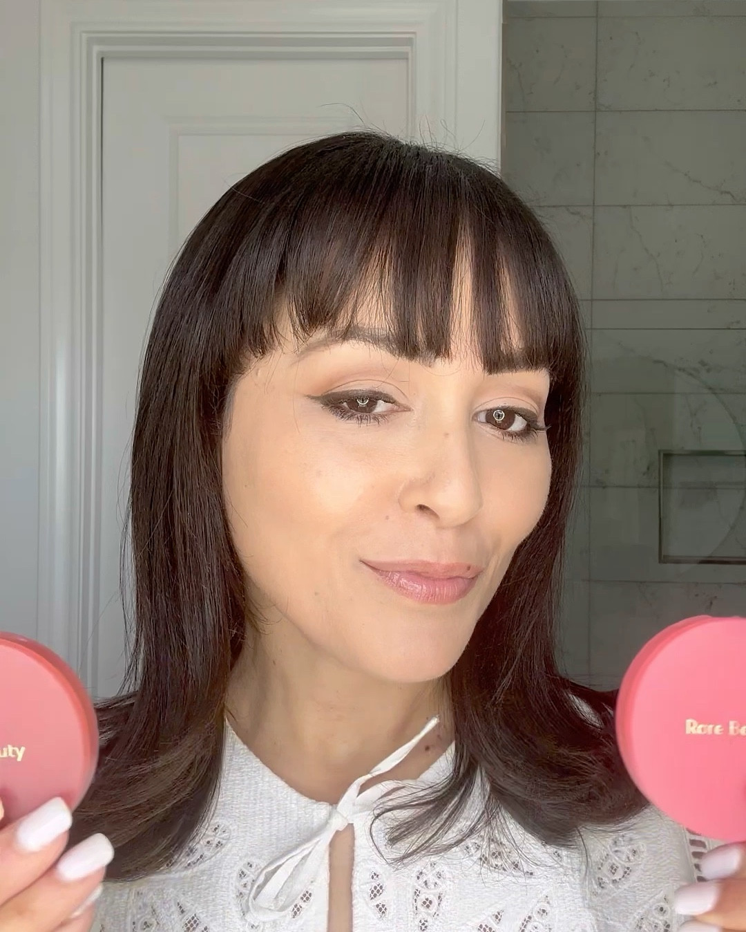 NEW Soft Pinch Matte Bouncy Blush @rarebeauty  Which one you like Hope or Happy? ✨ 

#blush #blushoncream #makeuptutorial #rarebeautybyselenagomez #tutorial #makeuplover 

#LTKBeauty #LTKSeasonal #LTKStyleTip