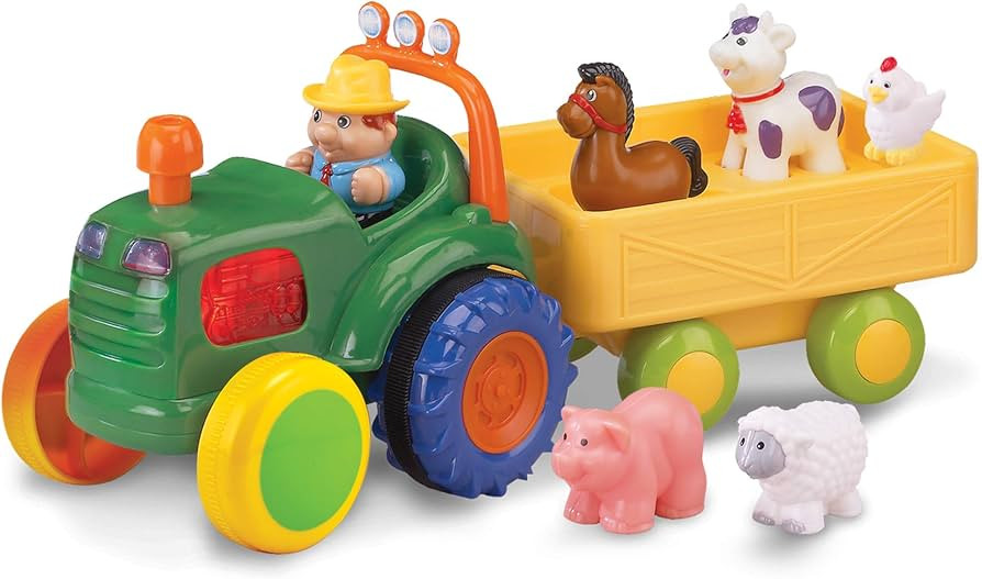 Old MacDonald Had a Farm | Toddler Tractor | Animal Sounds | Kidoozie | Preschool Music & Sound T... | Amazon (US)