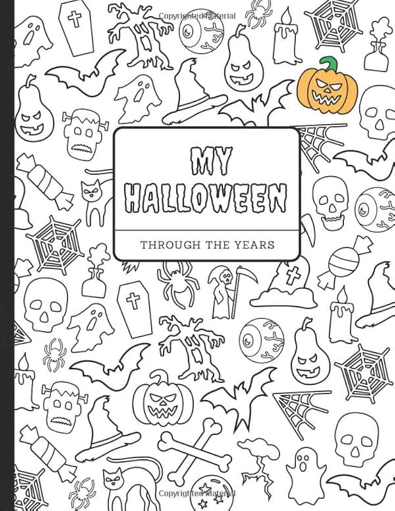 My Halloween Through the Years: Halloween journal/activity book for kids of all ages I Keepsake I... | Amazon (US)