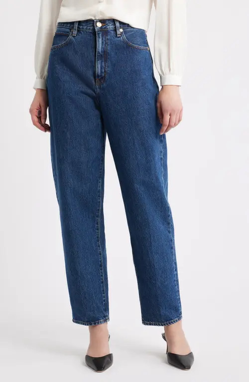 FRAME The Neat High Waist Barrel Jeans in Lavish at Nordstrom, Size 34 | Nordstrom