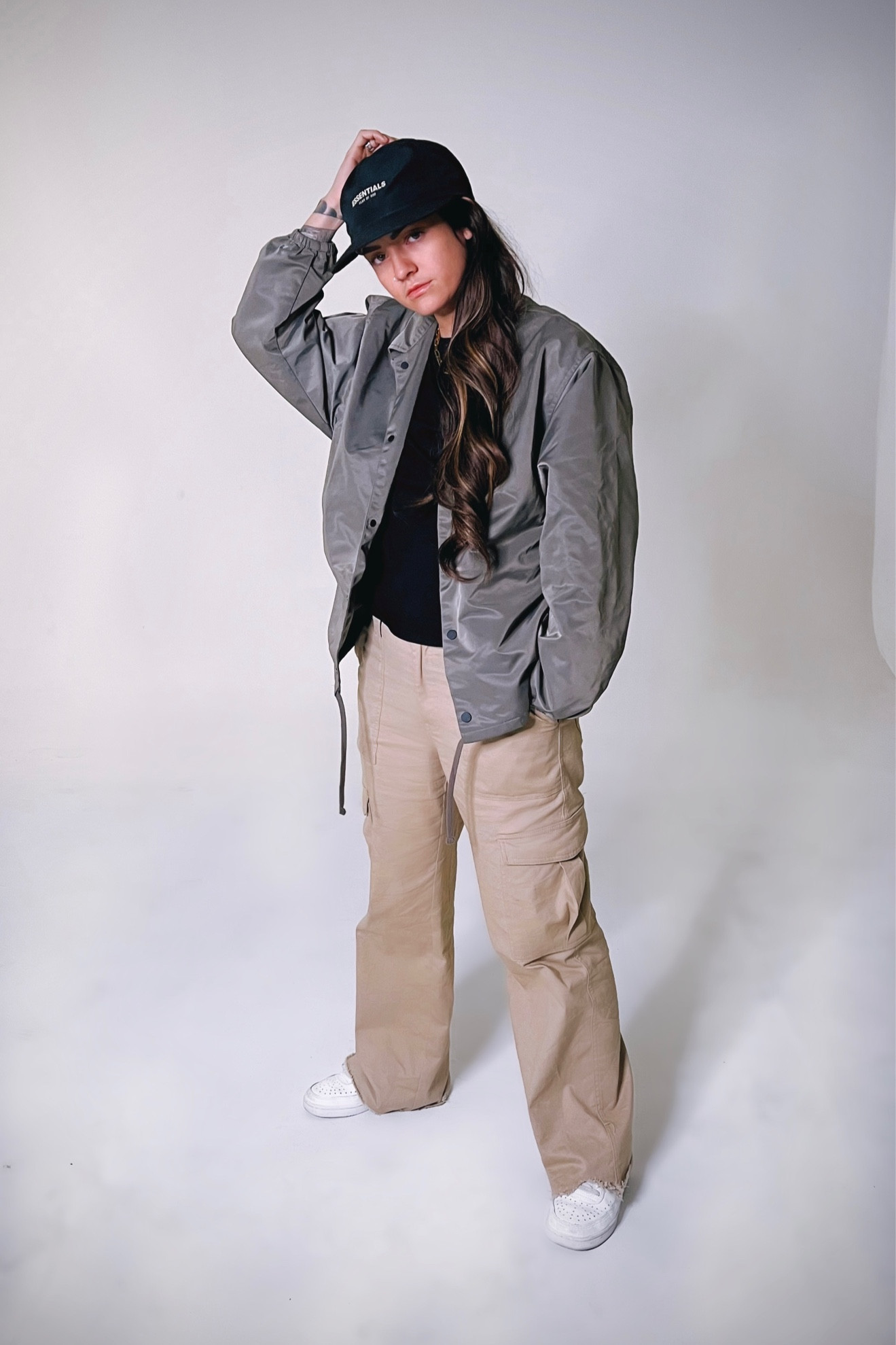 Essentials are an essential 👏👏

Fear of God | Essentials is the perfect streetwear brand for tomboys and at a reasonable price 

These pants came a little long and I so I trimmed the bottom and kept the ripped look 

#LTKfit #LTKstyletip