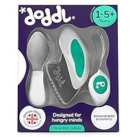 Doddl Cutlery Set, Toddler Self Feeding Cutlery, Spoon, Fork & Knife, 12months+ (Magenta) | Amazon (UK)